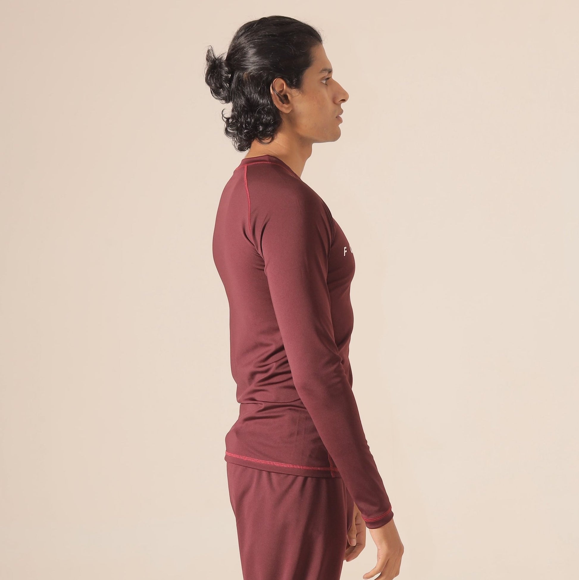 Maroon Compression Shirt