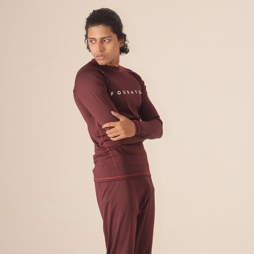Maroon Compression Shirt