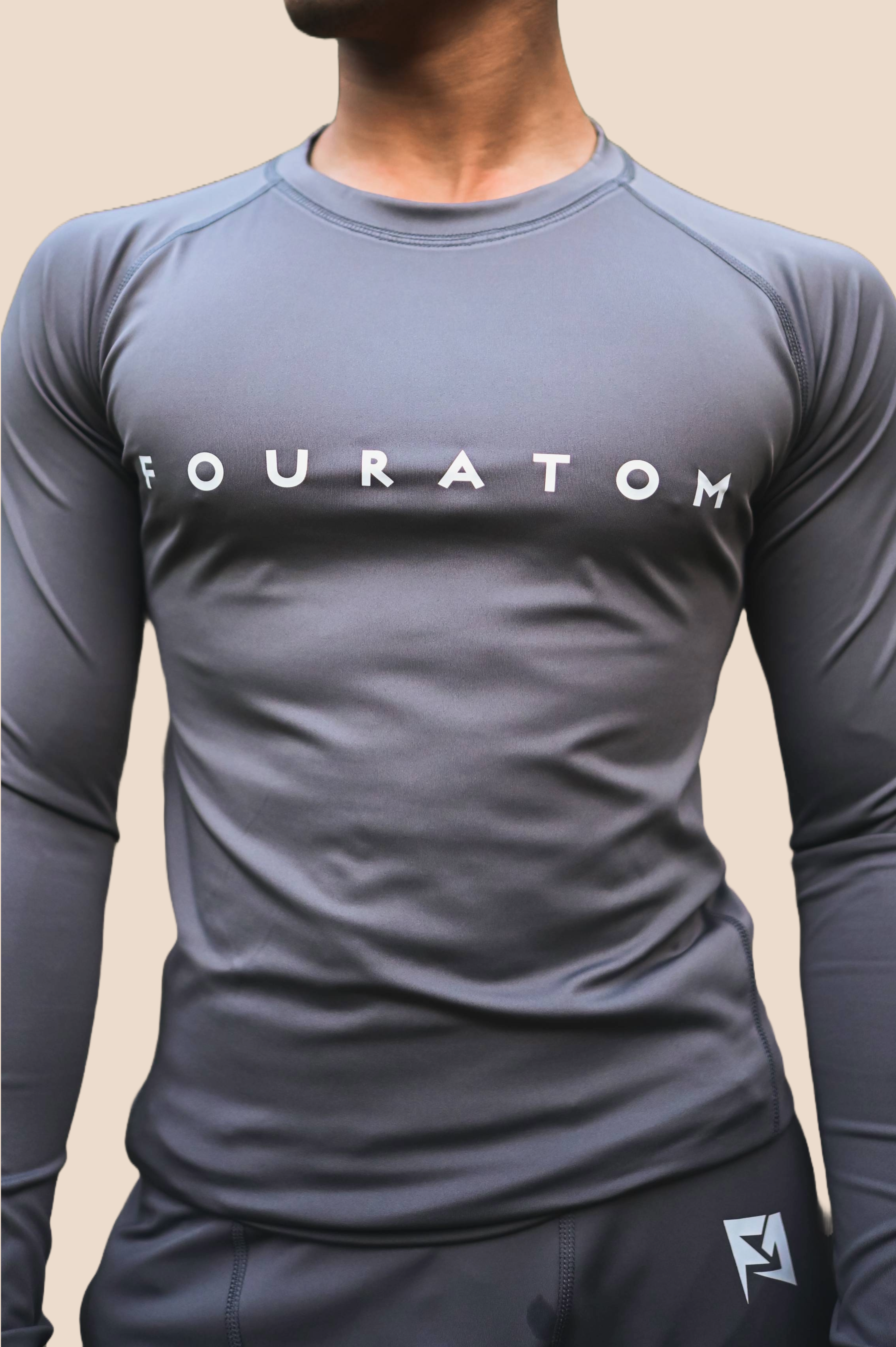 Gray Compression Shirt and Trouser